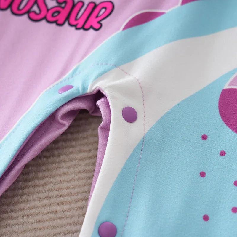 Purple Dinosaur Jumpsuit