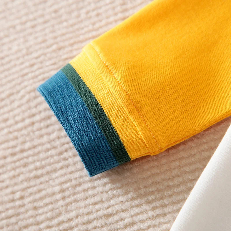 Polo Shirt Cotton Soft Long Sleeved Baby Jumpsuit