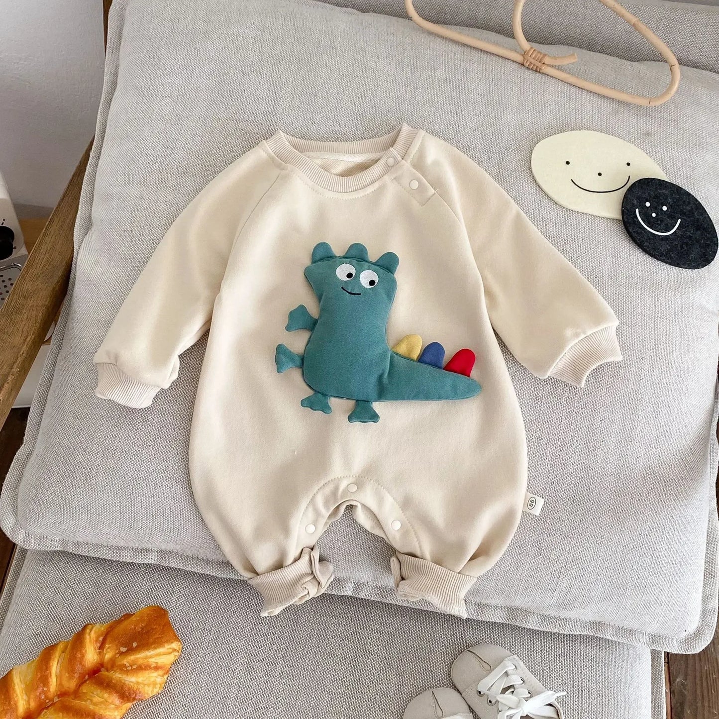 Dinosaur Rompers Infant Long Sleeve Jumpsuit