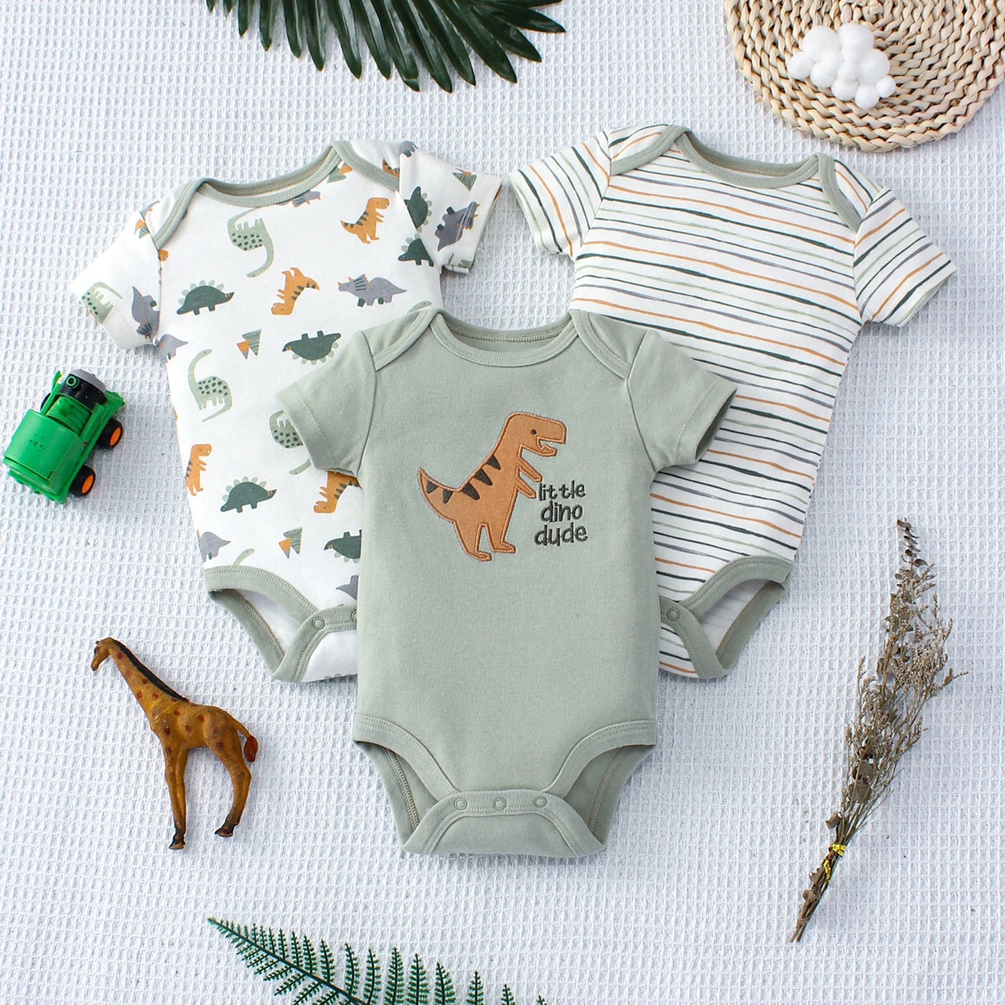 Baby boy Bodysuit - 3PCS