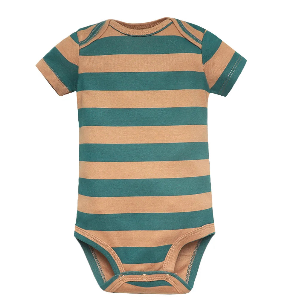 Baby Bodysuits 100% Cotton - 5PCS