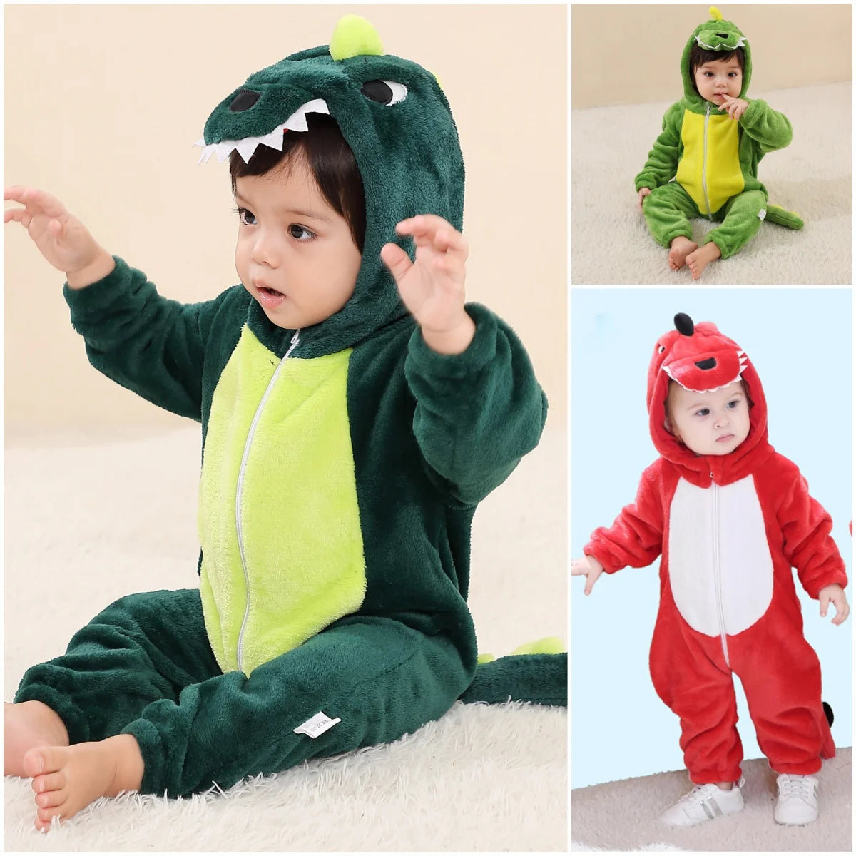 wild Dinosaur Romper Jumpsuit