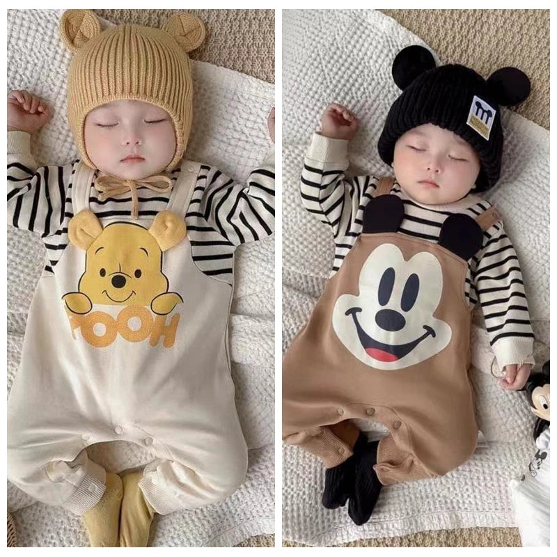 Wild Mickey Mouse Winnie Pooh Romper