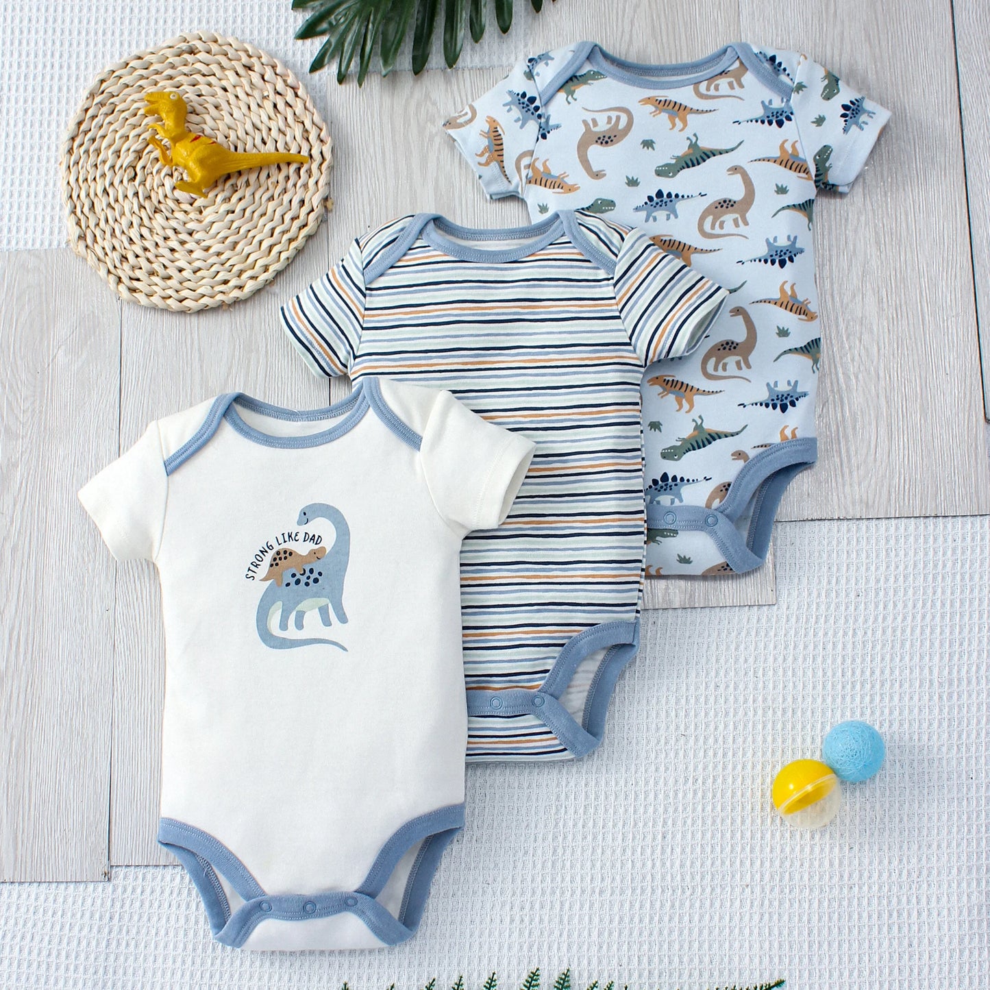 Baby Bodysuit - 3PCS