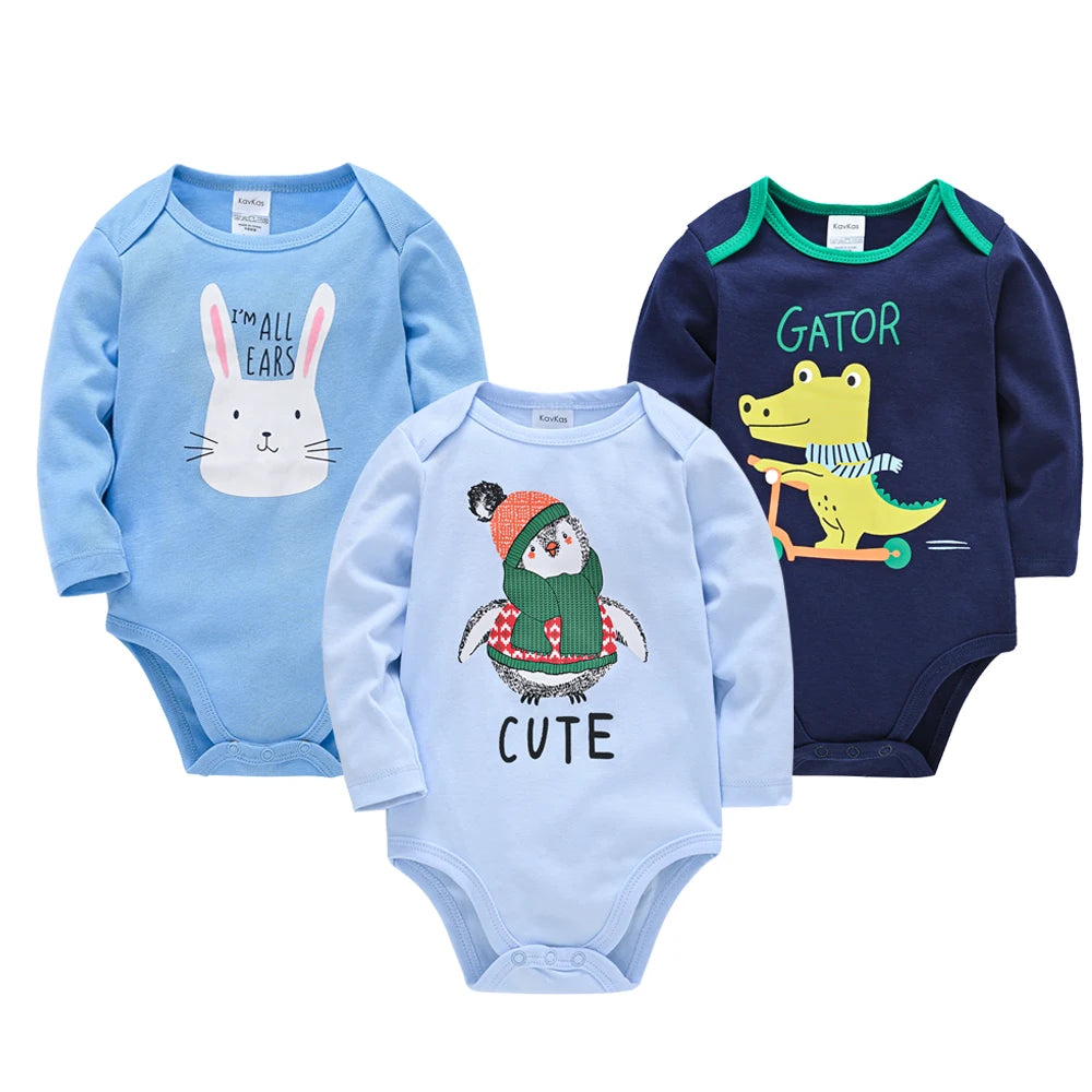 Baby Boys Bodysuit -  3 PCS