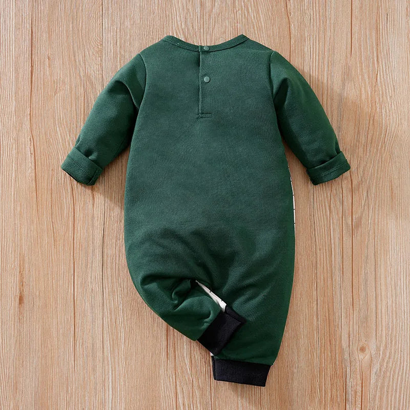 Cute Backband Giraffe Long Sleeved Baby Bodysuit