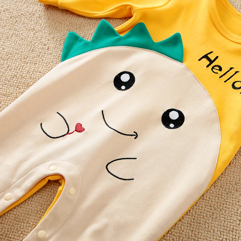 Baby Bodysuit  3d Printing Cotton Comfortable Long Sleeve