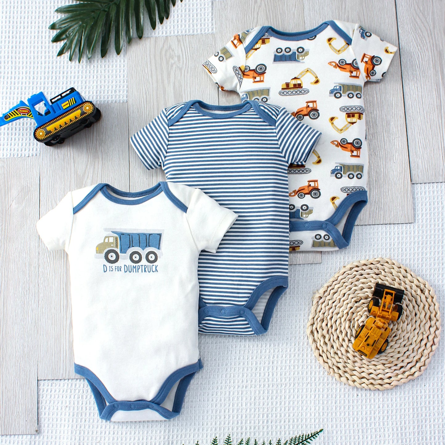 Baby Bodysuit - 3PCS